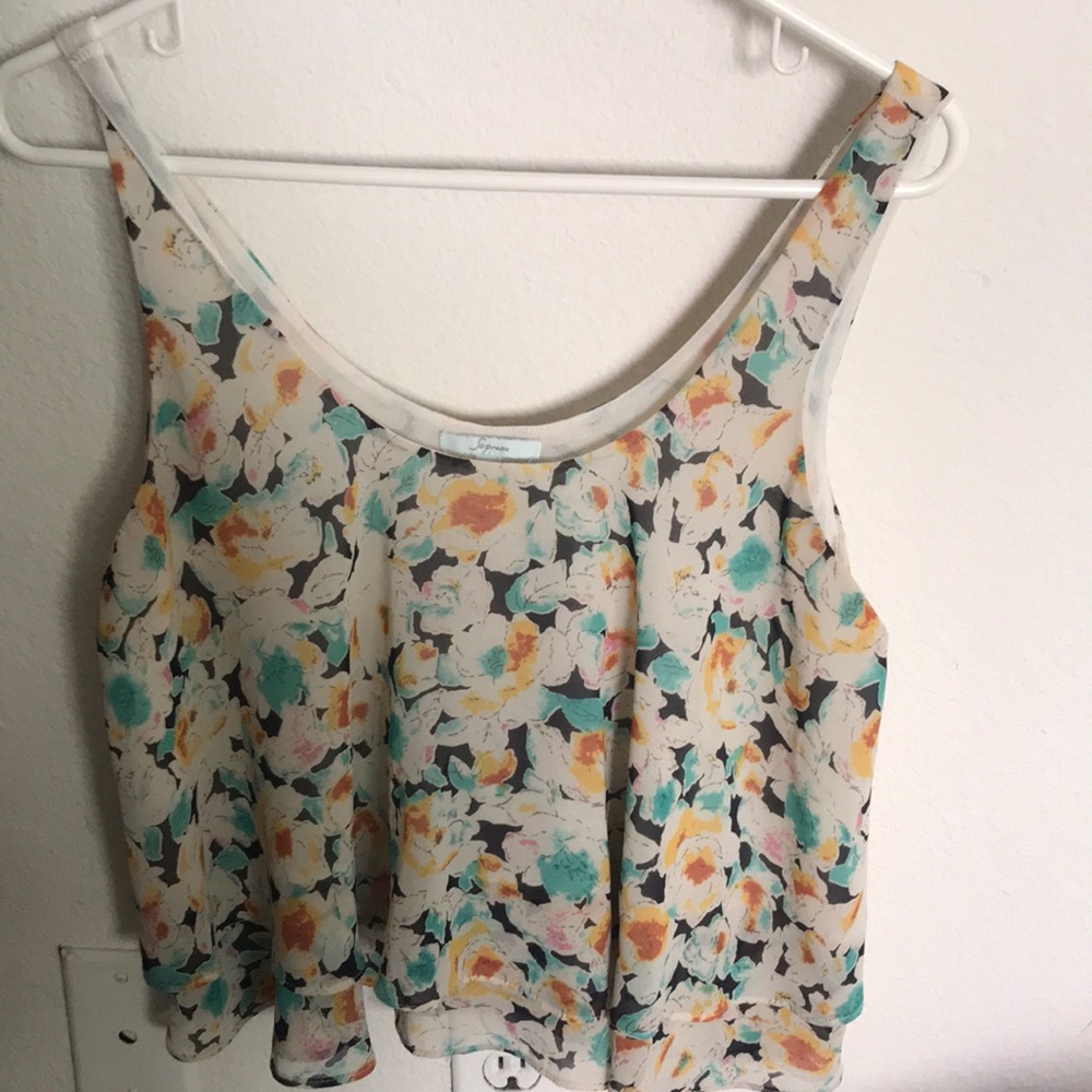Soprano floral tank top